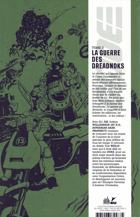 Aperçu de l'album G.I. JOE tome 3 - La guerre des Dreadnoks
