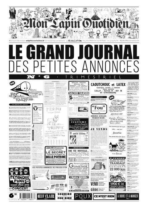 Couverture de l'album Revue mon Lapin Quotidien