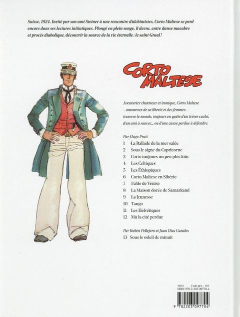 Aperçu de l'album Corto Maltese - couleur (2015) tome 11 - Les Helvétiques
