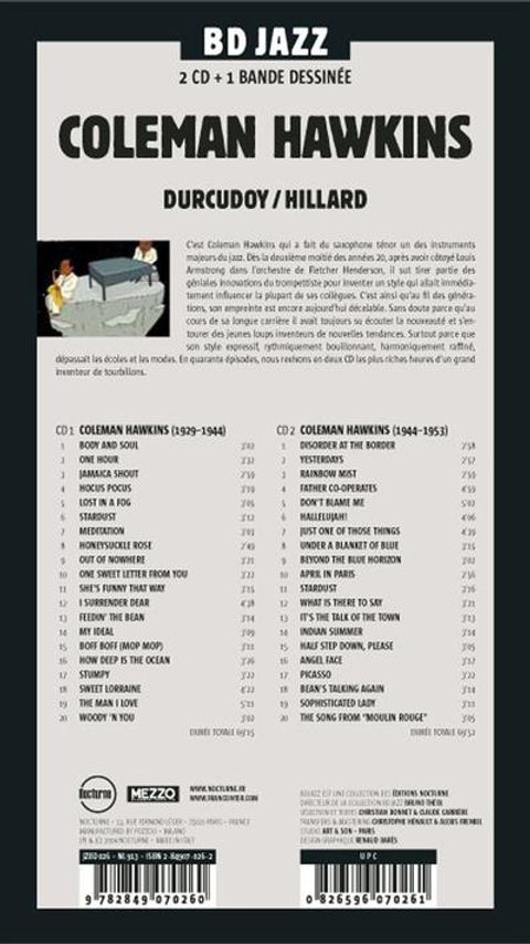 Aperçu de l'album BD Jazz - Coleman Hawkins