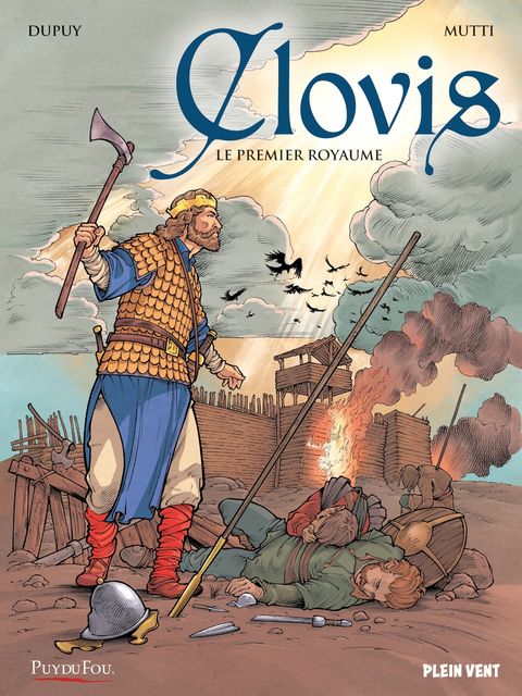 Couverture de l'album Clovis le premier royaume