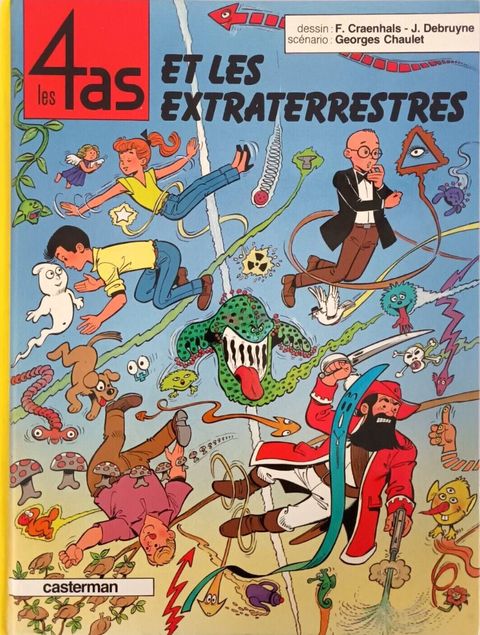 Couverture de l'album Les 4as et les Extraterrestres