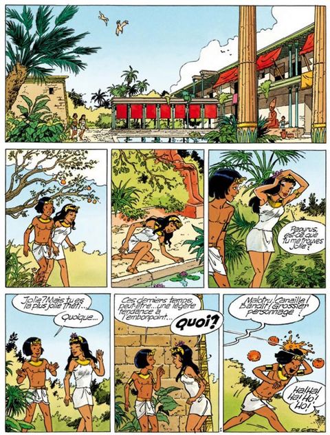 Aperçu de l'album Papyrus tome 29 - L'île de la reine morte