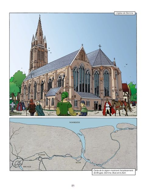 Aperçu de l'album Les Voyages de Jhen tome 11 - Bruges
