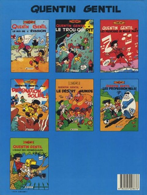Aperçu de l'album Les As tome 7 - Quentin gentil et l'école des cambrioleurs