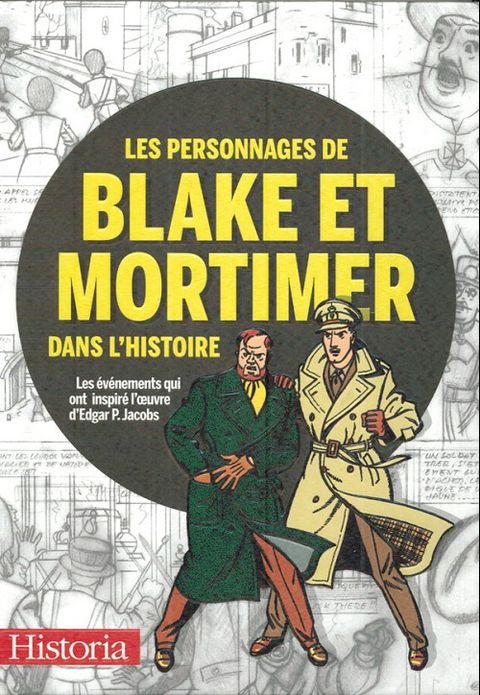 Couverture de l'album Les personnages de Blake et Mortimer dans l’histoire
