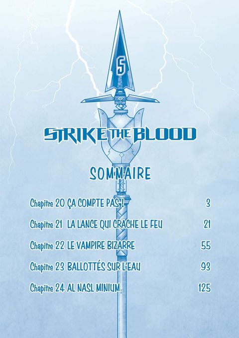 Aperçu de l'album Strike The Blood tome 5