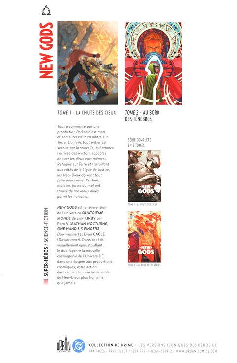 Aperçu de l'album New Gods tome 2 - Au bord des ténèbres