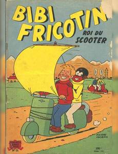 Couverture de l'album Bibi Fricotin roi du scooter