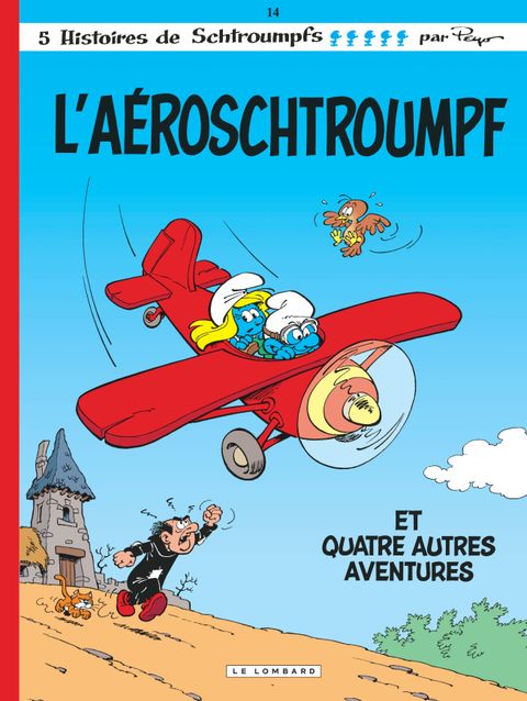 Couverture de l'album L'aéroschtroumpf et quatre autres aventures