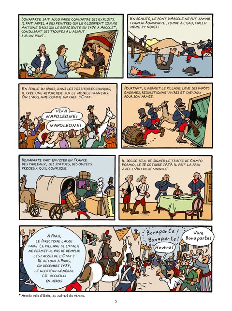 Aperçu de l'album L'Histoire de France en Bd tome 9 - Napoléon... Et l'empire!