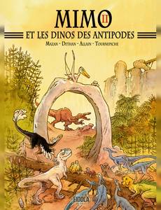Aperçu 1 de l'album Mimo, sur la trace des dinos tome 2 - Et les Dinos des antipodes