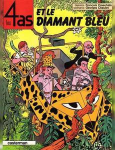 Couverture de l'album Les 4as et le Diamant Bleu