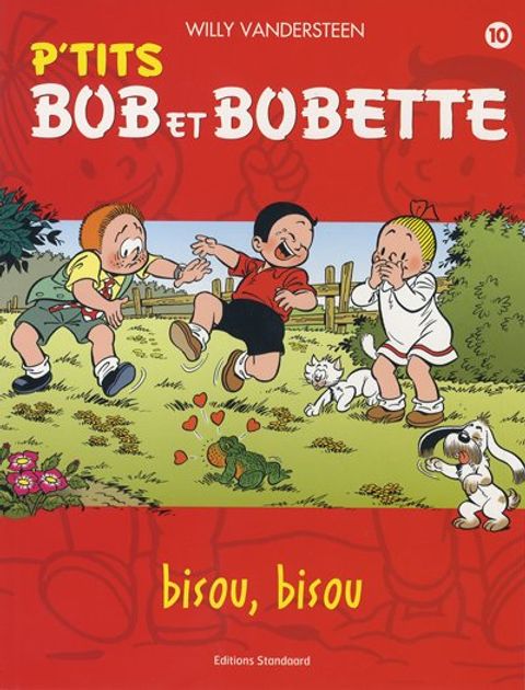 Couverture de l'album Bob et Bobette (P'tits) - Bisou, bisou