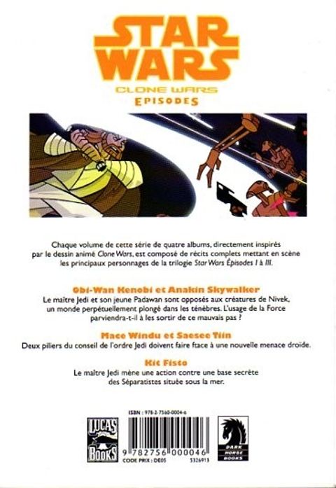 Aperçu de l'album Star Wars - Clone Wars Episodes tome 1 - Heavy Metal Jedi