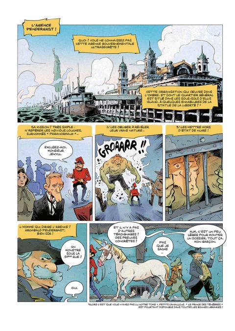 Aperçu de l'album L'agence pendergast tome 2 - Le monstre des égouts