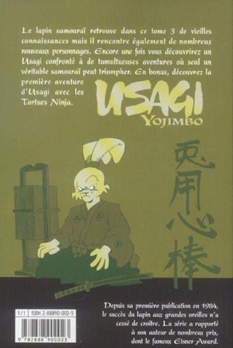 Aperçu de l'album Usagi Yojimbo tome 3