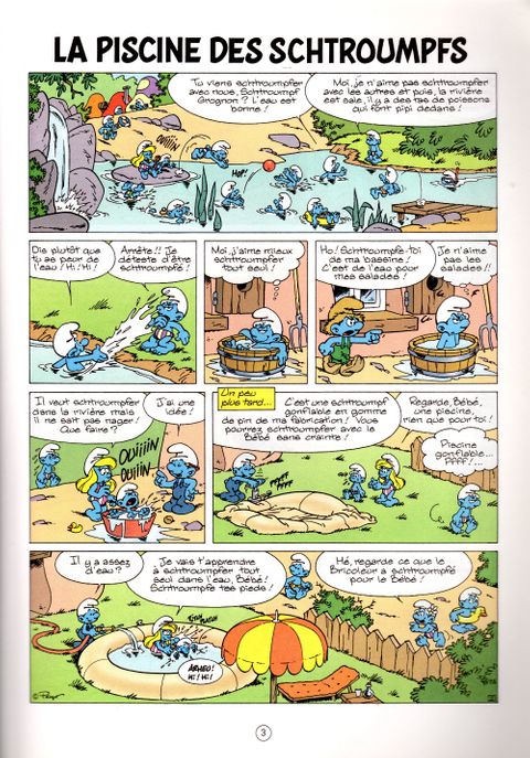 Aperçu de l'album 7 histoires de Schtroumpfs - Pirate tome 4 - La piscine des schtroumpfs 