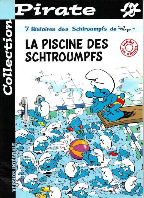 Couverture de l'album La piscine des schtroumpfs 