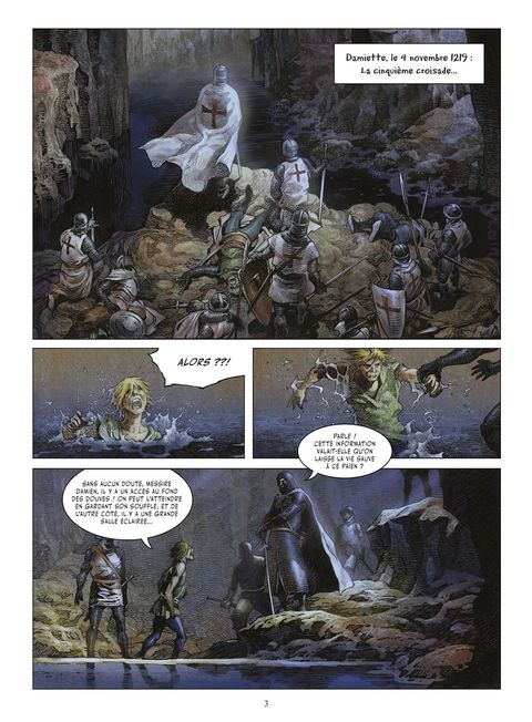 Aperçu de l'album Crusades tome 1 - Le Spectre aux Yeux d'Argent