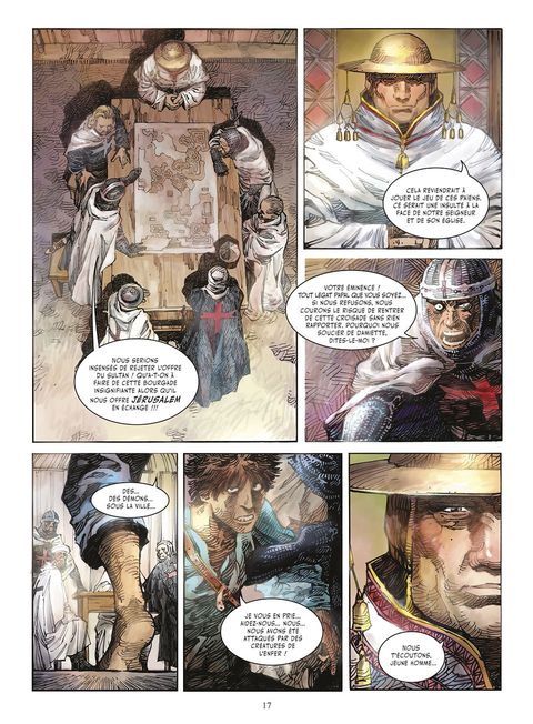 Aperçu de l'album Crusades tome 1 - Le Spectre aux Yeux d'Argent