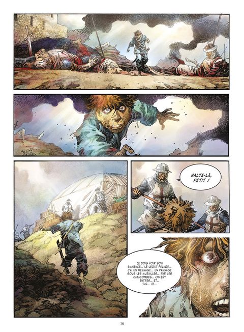 Aperçu de l'album Crusades tome 1 - Le Spectre aux Yeux d'Argent