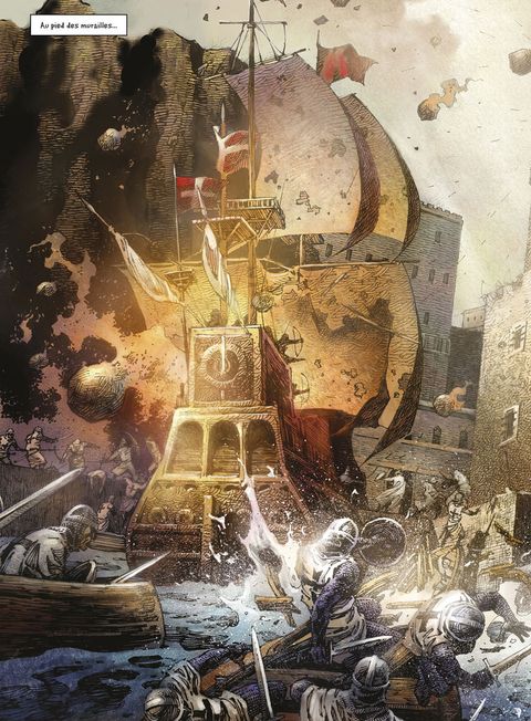 Aperçu de l'album Crusades tome 1 - Le Spectre aux Yeux d'Argent
