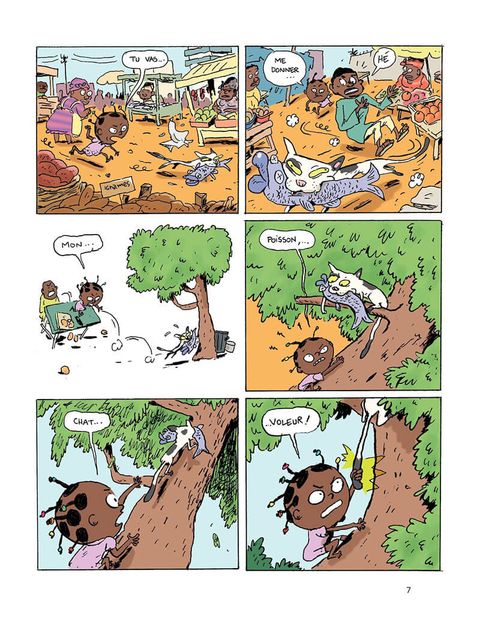 Aperçu de l'album Akissi tome 1 - Attaque de chats