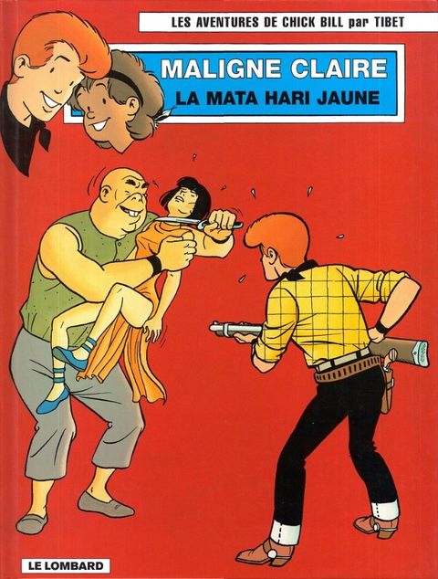 Couverture de l'album Maligne Claire , la Mata-Hari jaune