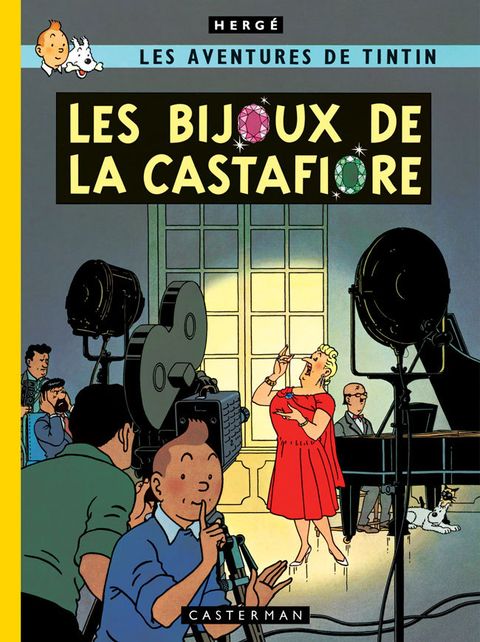 Couverture de l'album Les Bijoux de la Castafiore (fac-Similé Couleurs 1963)