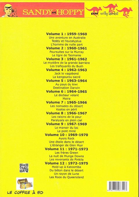 Aperçu de l'album Sandy et Hoppy (Int) tome 12 - Hold-up à Katoomba (1972-1974)