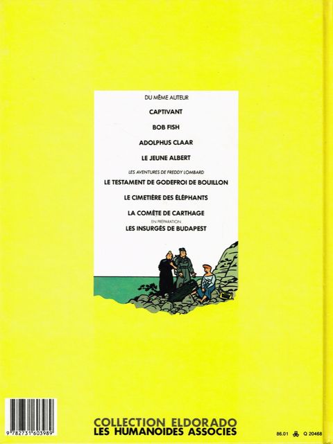 Aperçu de l'album Freddy Lombard tome 3 - La Comète de Carthage