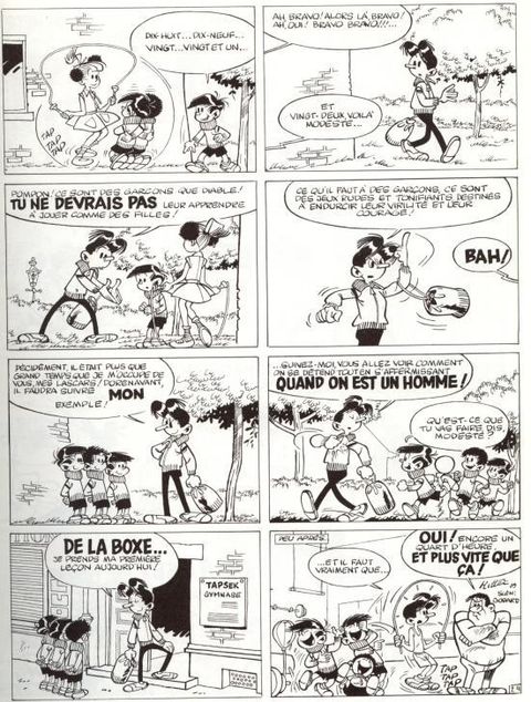 Aperçu de l'album Modeste et Pompon (Mittéï/Godard) tome 1 - Les mésaventures de Modeste et Pompon 1
