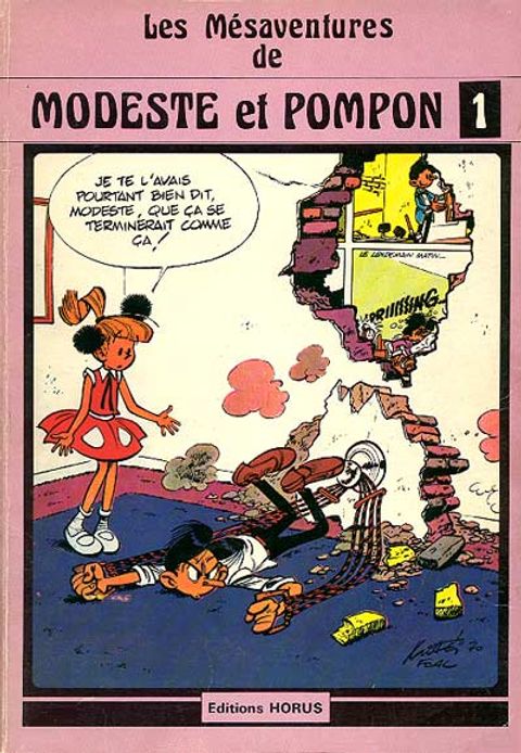 Couverture de l'album Les mésaventures de Modeste et Pompon 1