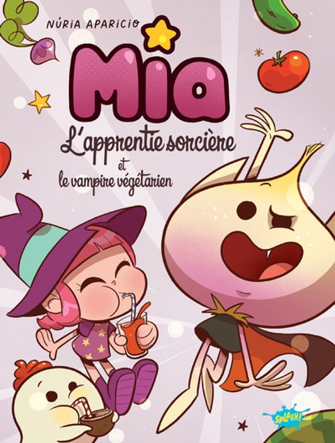 Couverture de l'album Mia l'apprentie sorcière et le vampire végétarien