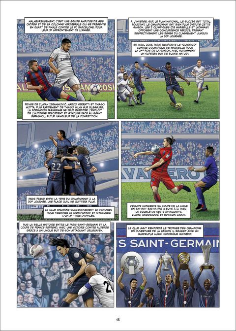 Aperçu de l'album Paris Saint-Germain - Paris Saint-Germain : la saga du PSG - De 1970 à aujourd'hui