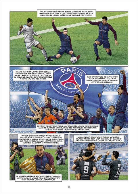 Aperçu de l'album Paris Saint-Germain - Paris Saint-Germain : la saga du PSG - De 1970 à aujourd'hui