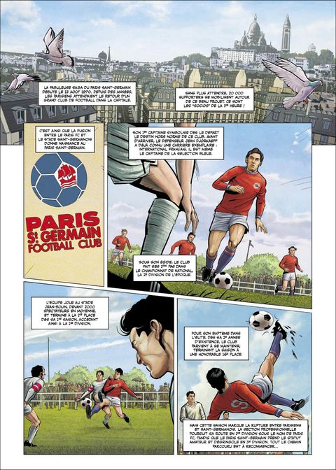 Aperçu de l'album Paris Saint-Germain - Paris Saint-Germain : la saga du PSG - De 1970 à aujourd'hui