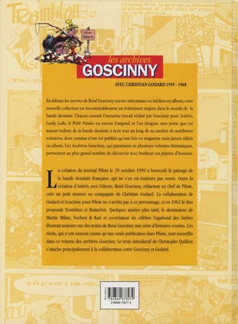 Aperçu de l'album Goscinny (Les Archives) tome 4 - Jacquot le Mousse Suivi de Trombon et Bottaclou