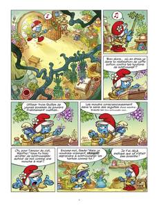 Aperçu 6 de l'album Les Schtroumpfs et le Village des Filles tome 5 - Le bâton de Saule