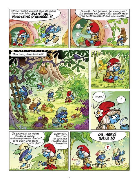 Aperçu de l'album Les Schtroumpfs et le Village des Filles tome 5 - Le bâton de Saule