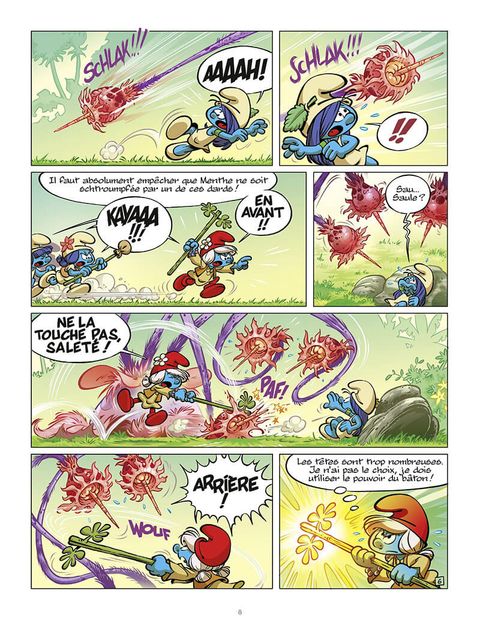 Aperçu de l'album Les Schtroumpfs et le Village des Filles tome 5 - Le bâton de Saule