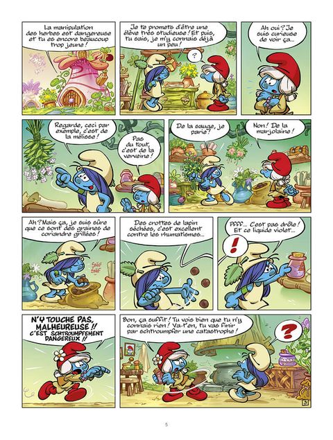Aperçu de l'album Les Schtroumpfs et le Village des Filles tome 5 - Le bâton de Saule