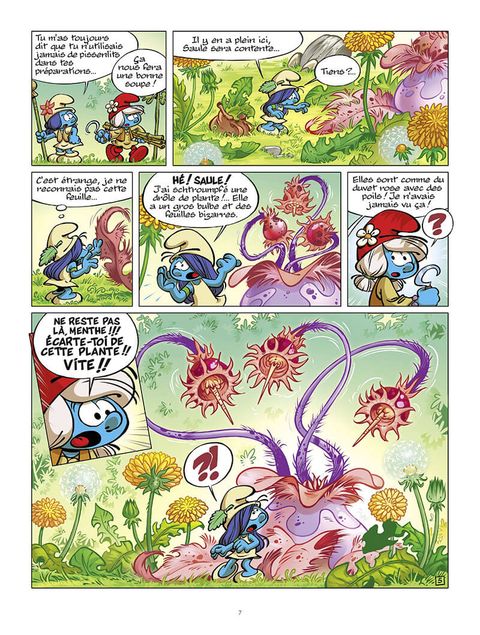 Aperçu de l'album Les Schtroumpfs et le Village des Filles tome 5 - Le bâton de Saule