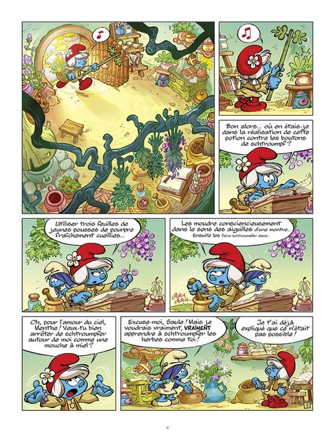 Aperçu de l'album Les Schtroumpfs et le Village des Filles tome 5 - Le bâton de Saule