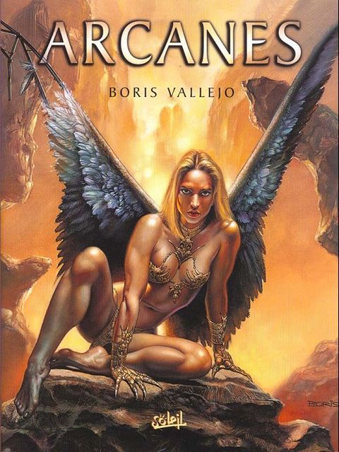 Couverture de l'album Arcanes, art of Boris Vallejo
