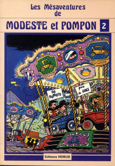 Couverture de l'album Les mésaventures de Modeste et Pompon 2