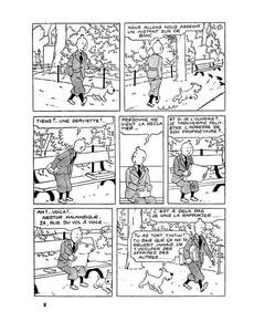 Aperçu 3 de l'album Tintin (Fac-similé N&B) tome 8 - Le Sceptre d'Ottokar