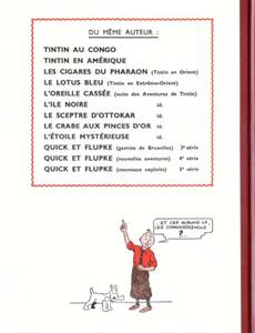 Aperçu 2 de l'album Tintin (Fac-similé N&B) tome 8 - Le Sceptre d'Ottokar