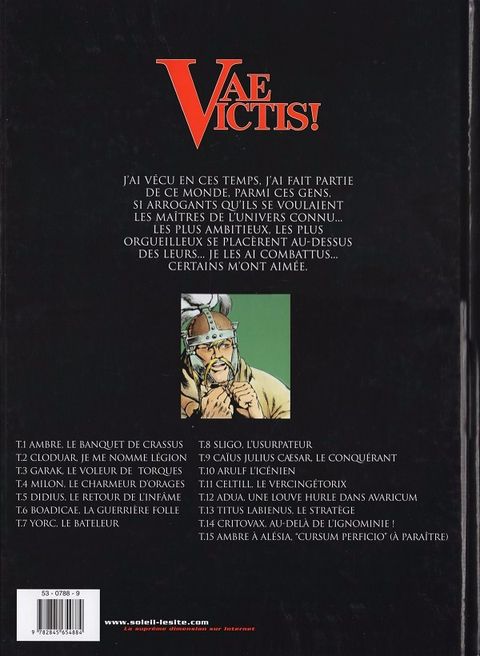 Aperçu de l'album Vae Victis tome 14 - Critovax, Au-Dela de l'Ignominie !
